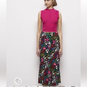 The Kooples Women’s Joyful Flower Midi Skirt